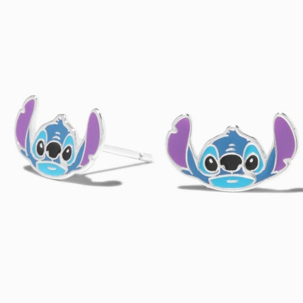 Disney Stitch Sterling Silver Earrings